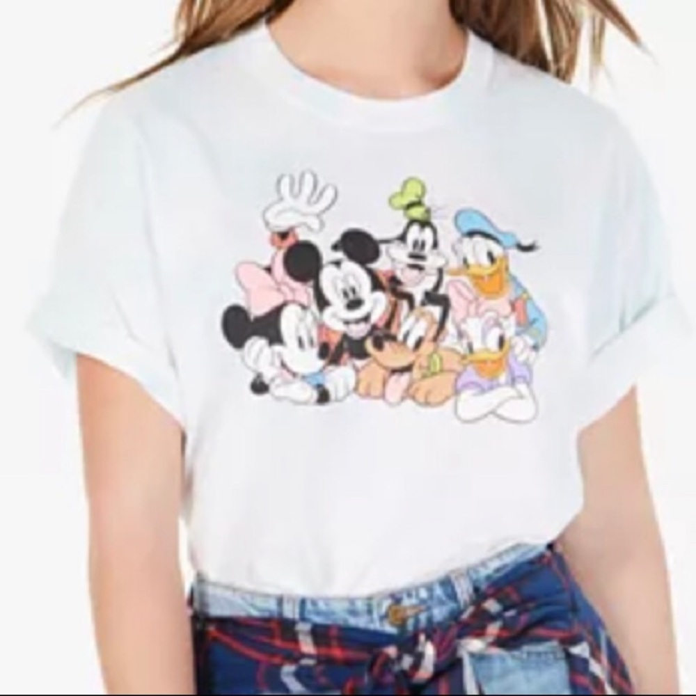 Love Tribe Mickey & Friends Graphic Crop Top